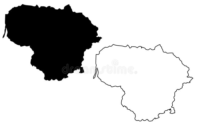 立陶宛地图传染媒介